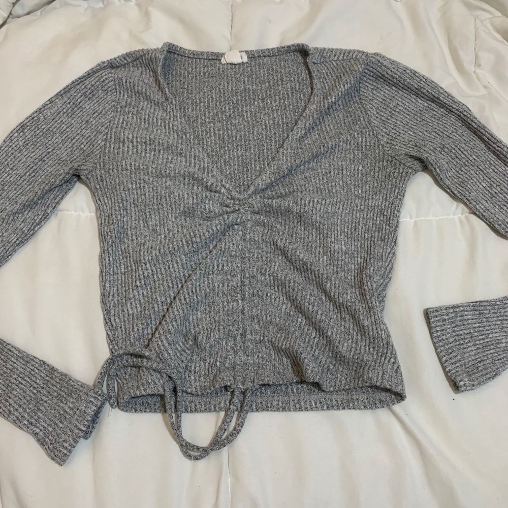 Scrunch tie top